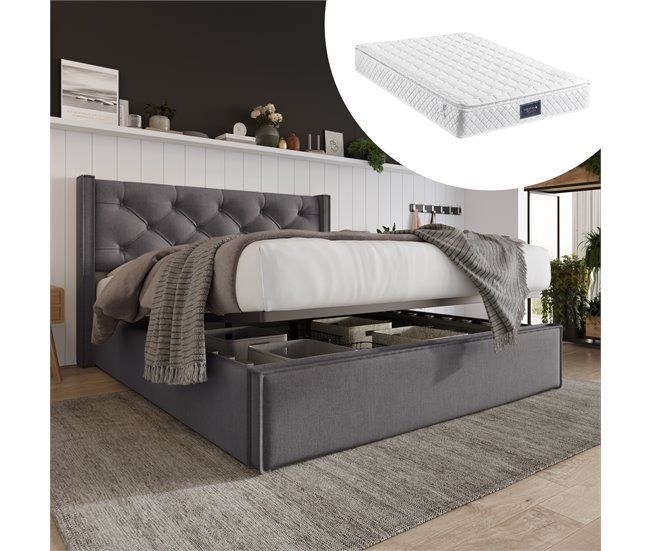 Canapés abatibles Gris