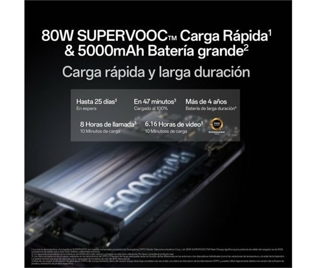 Smartphone OPPO Reno12 5G Negro