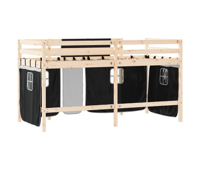 Cama alta 90x190 Azul