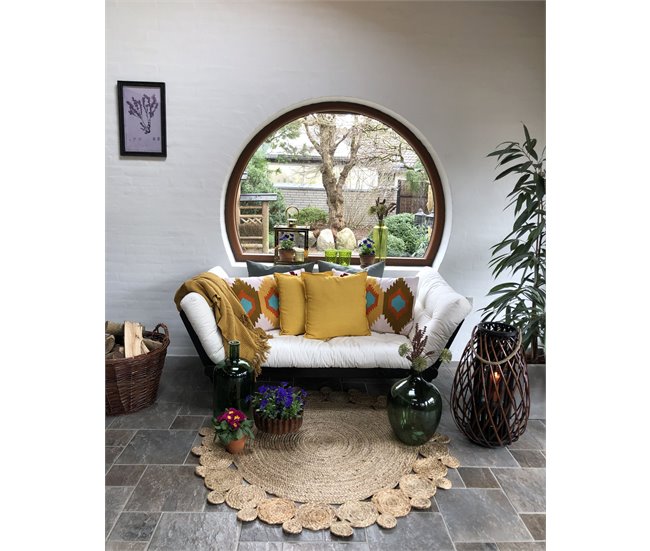 Beliani Cojín decorativo DANAPUR Multicolor