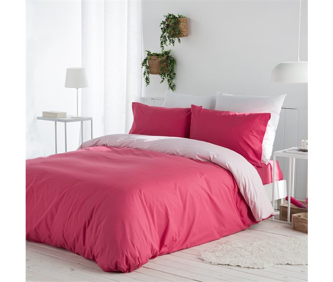 2 fundas de almohada CASUAL Fucsia