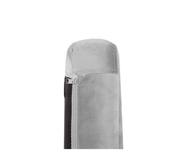 Beliani Sillón mecedora OXIE Gris Claro