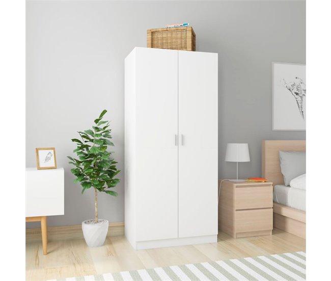 Armario Enara  puertas diseño minimalista 80 Blanco