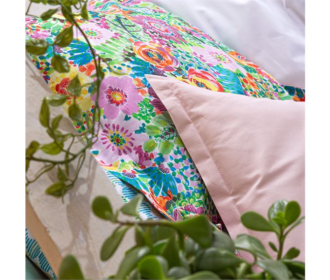 Funda nórdica reversible de algodón LOLA 