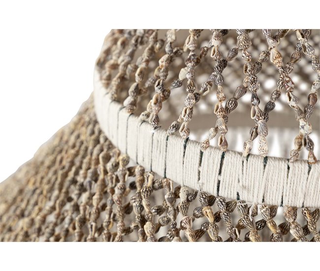 Lampara de Techo Conchas Marron