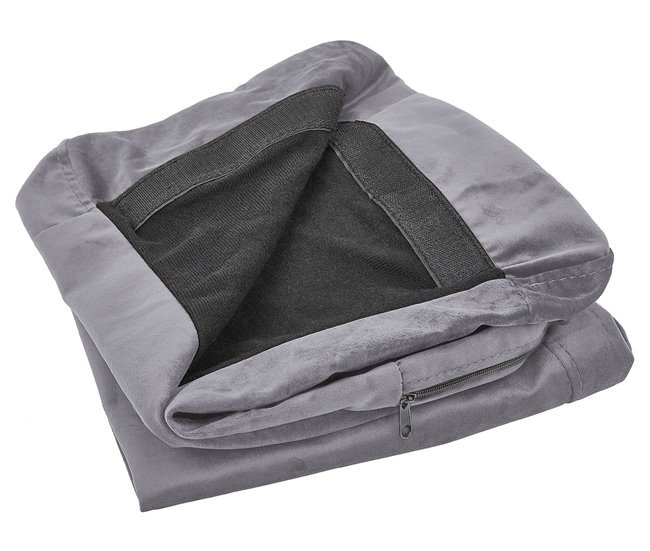 Beliani Funda para sillón BERNES Gris