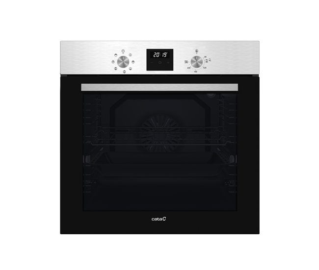 Horno multifunción de fácil limpieza CATA MDS 8007 X Negro/ Inox