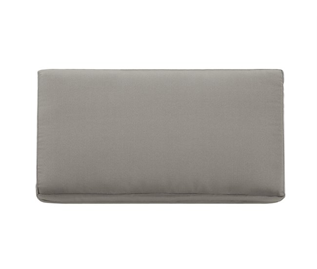 Beliani Banco Aluminio SALERNO 142x70 Gris