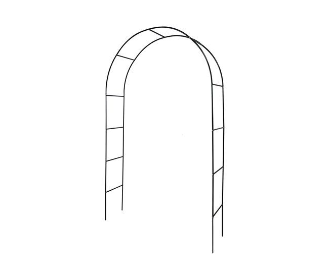 Acomoda Textil – Arco de jardín de Metal para Eventos. Negro