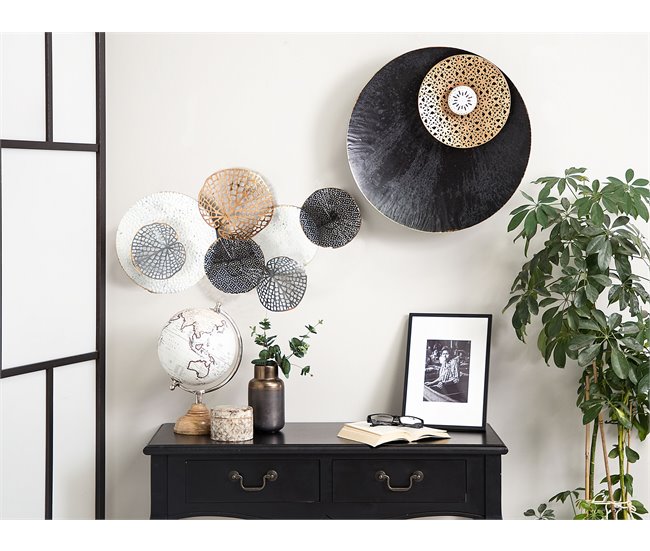 Beliani Decoración de pared RUBIDIUM Negro