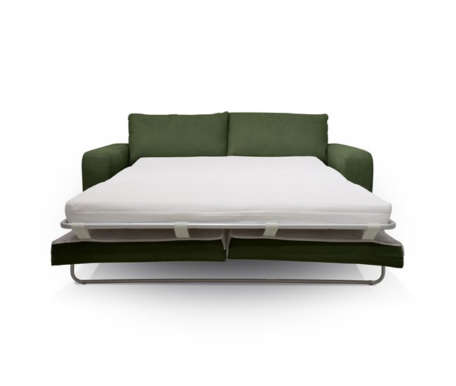 Sofá cama SWEET 2 plazas con apertura italiana Verde