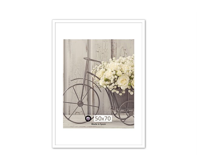 Marco FIRST 70x50cm marca MARCOMUEBLE Blanco
