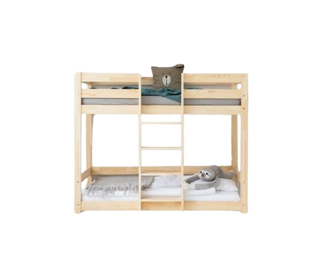 Litera cabina Mila de madera CLPN 90x140 Natural