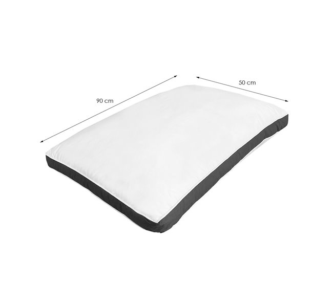 Acomoda Textil – Almohada de Fibra Hueca Siliconada. Blanco