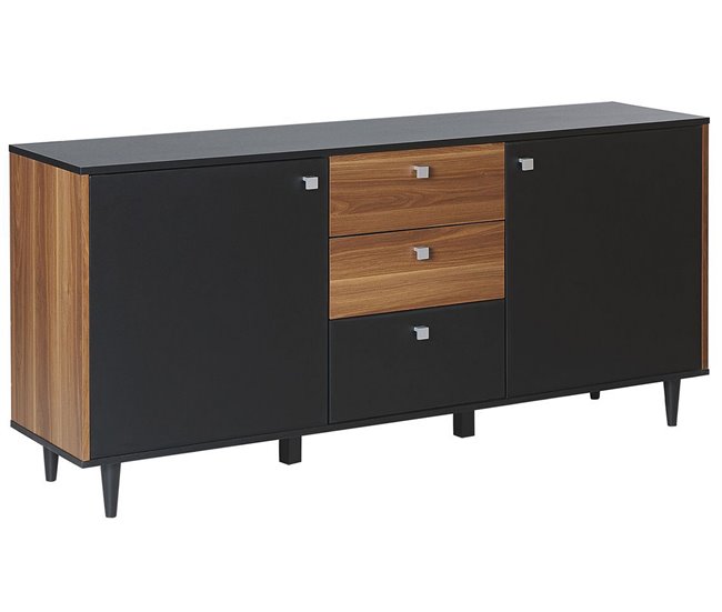 Beliani Aparador KURO Negro