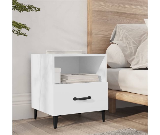 2 Mesitas de Noche 40 Blanco
