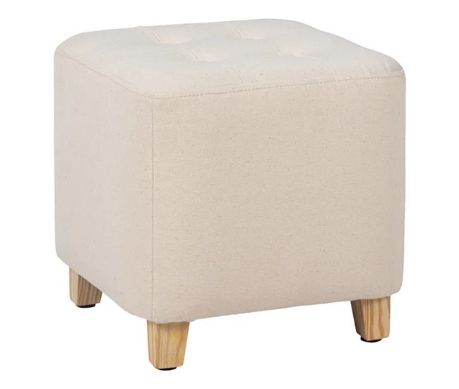 Puff CHARME 35x35cm tejido algodón surtido Multicolor