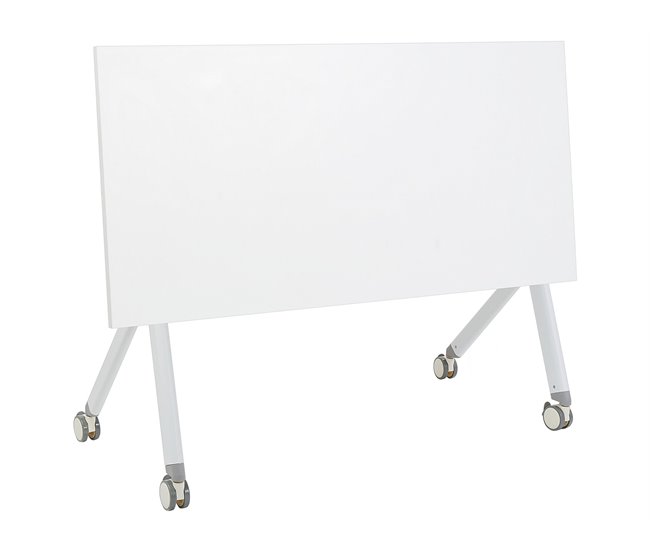 Beliani Escritorio plegable BENDI 120x60 Blanco