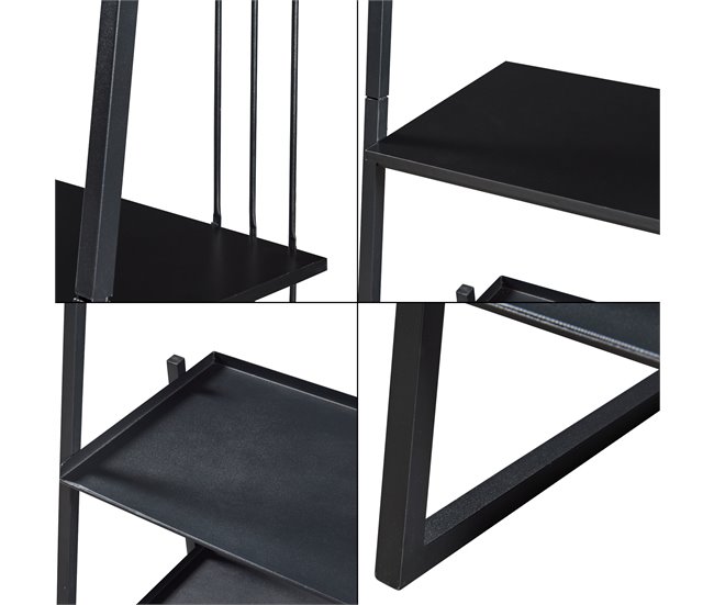 Estantería escalera Storfjord de 5 niveles 80 Negro