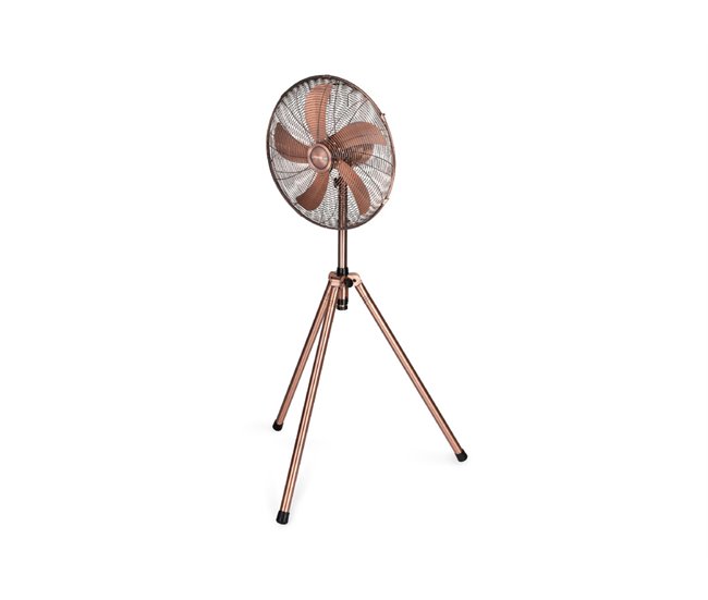 Ventilador de pie con tripode LIFETIMEAIR Cobre Cobre