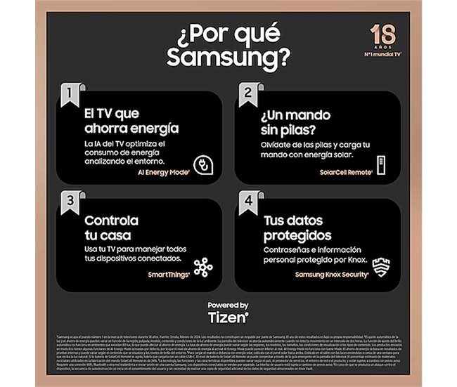 Television 55" Samsung TQ55Q64D 4K Gris