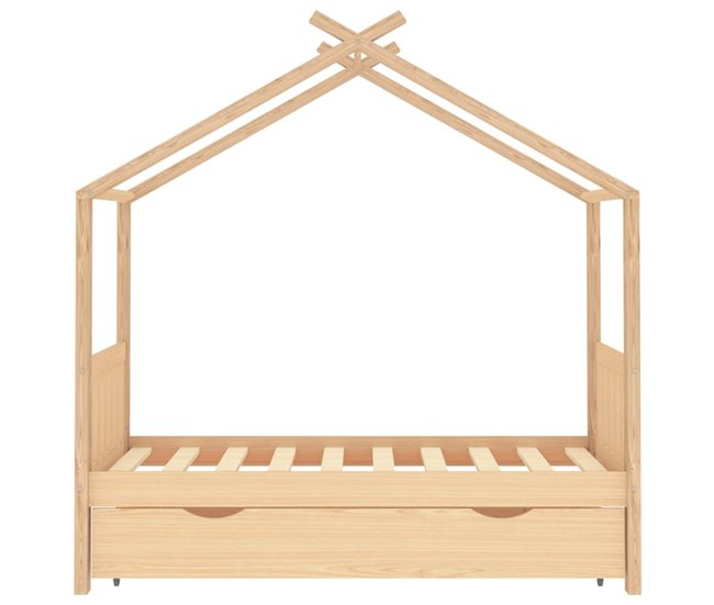 Estructura De Cama Infantil 166x87 Marron