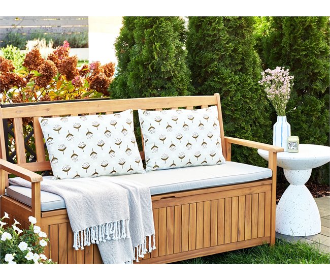 Beliani Cojín de jardín CUNEO 60x40 Verde