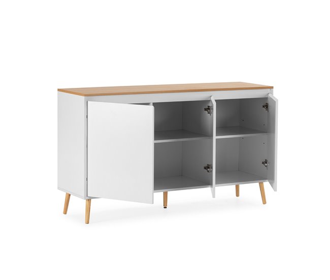 Aparador Desi 3 puertas Blanco