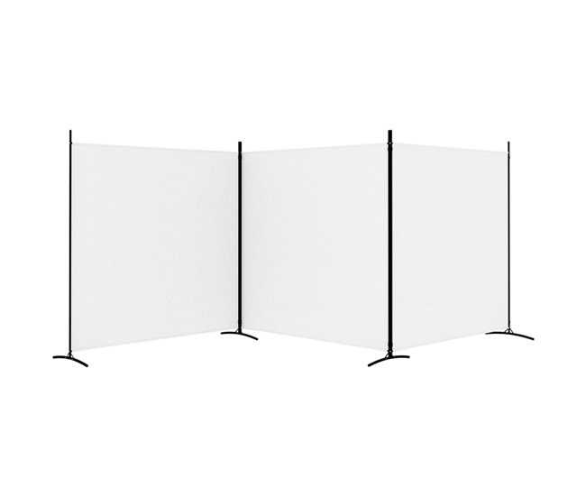 Biombo - Separador Divisor de 3 paneles Blanco