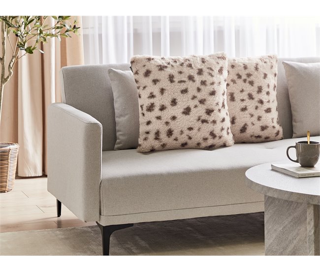 Beliani Cojín decorativo KASRA 45x45 Beige