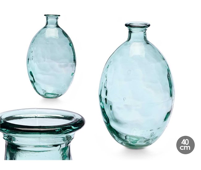 Jarrón decorativo RAYADO marca CONFORAMA 