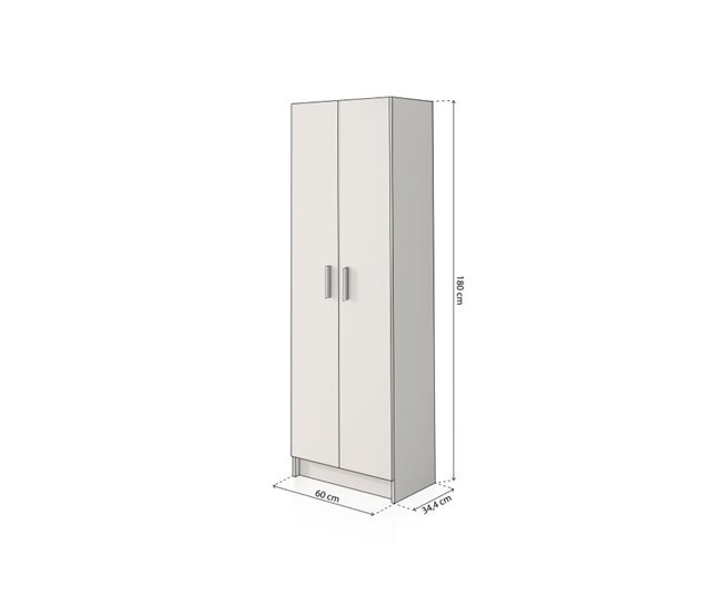 Armario Multi Useful SH 60 2 Puertas 58 Blanco