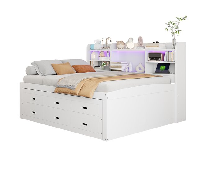 Camas nido 260x210 Blanco