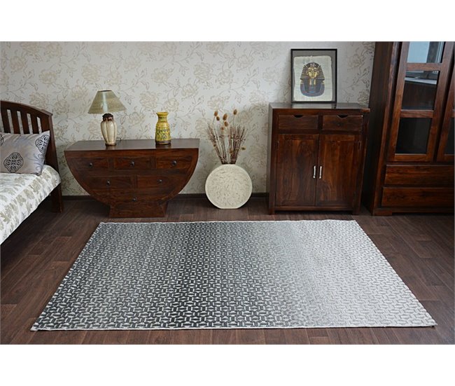 Alfombra LISBOA 27208/356 Estructural 120x170 Gris