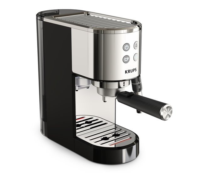 Cafetera Express KRUPS VIRTUOSO XP444C 15 Bar Inox