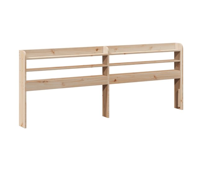 Cabecero de cama con estantes 190 Blanco