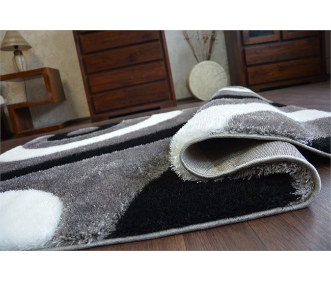 Alfombra SHAGGY SPACE 3D B314 80x150 Gris