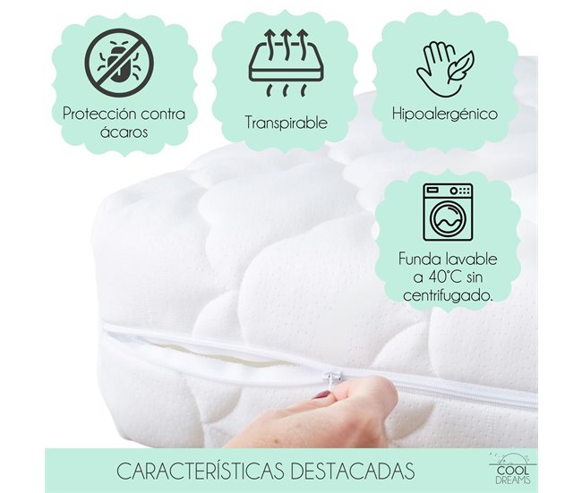 Colchón bebé Helios Cuna Blanco