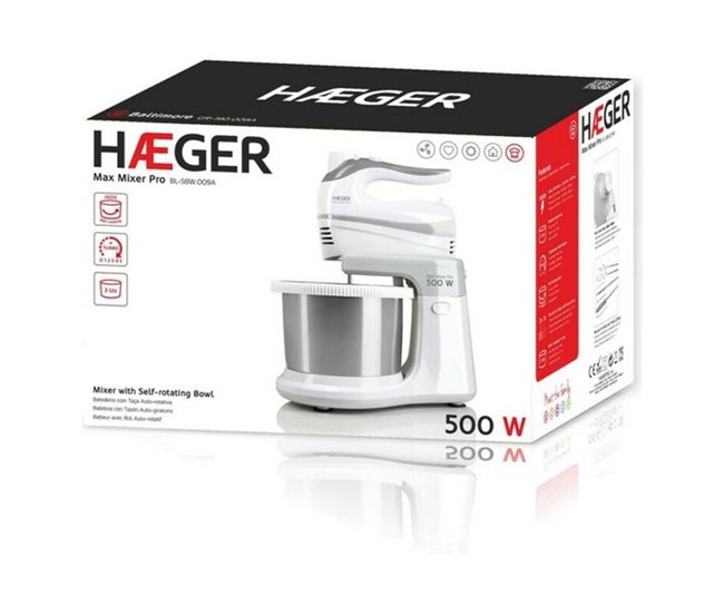 Batidora-Amasadora con Bol BL-5BW.009A MAX MIXER PRO Blanco