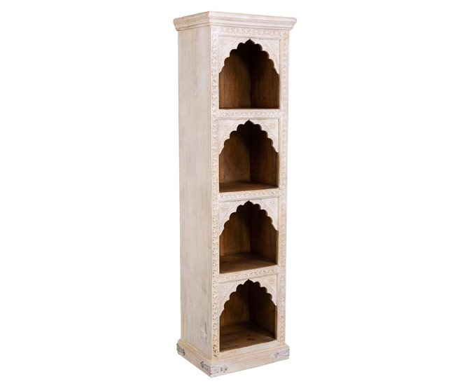 Estantería de madera Blanco