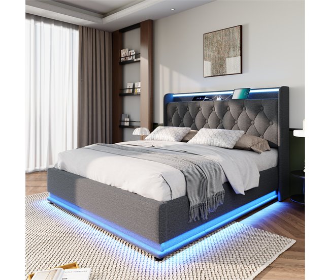 Canapés abatibles Gris