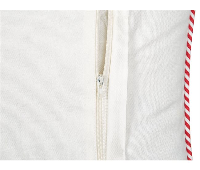 Beliani Cojín decorativo ECHEVERIA Blanco