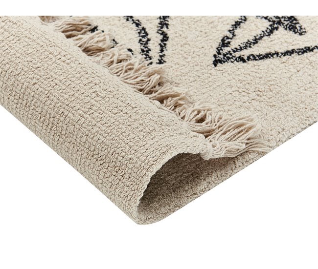 Beliani Alfombra de pelo corto SAZLI 80x150 Beige