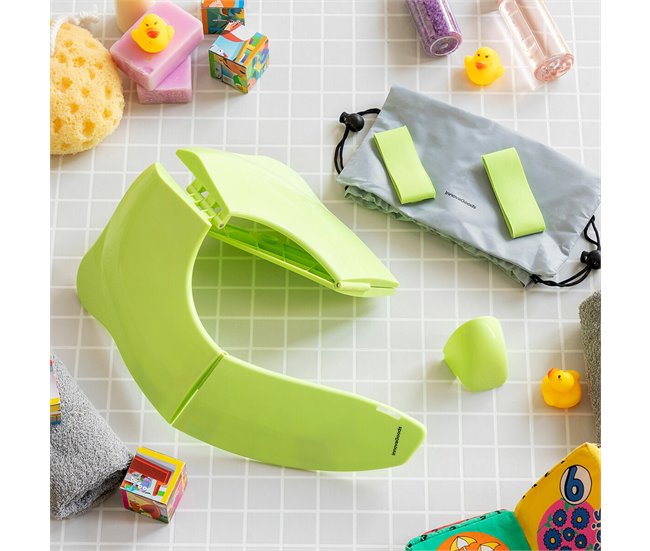 Reductor de WC Plegable para Niños Verde