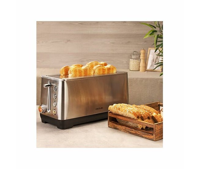 Cecotec Tostador vertical Tostador Vertical Bigtoast Extra Double Inox