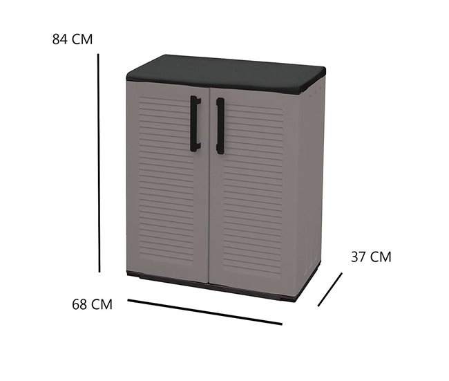Armário exterior em PVC Gris