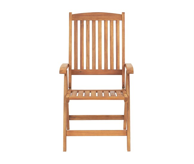Beliani Conjunto bistro JAVA Blanco/ Beige