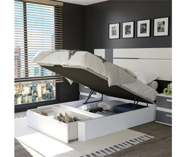 Canapé Luxury Premium 3D 135x190 Blanco