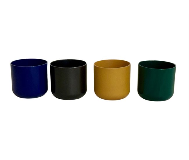 Macetero floral LISO colores surtidos 