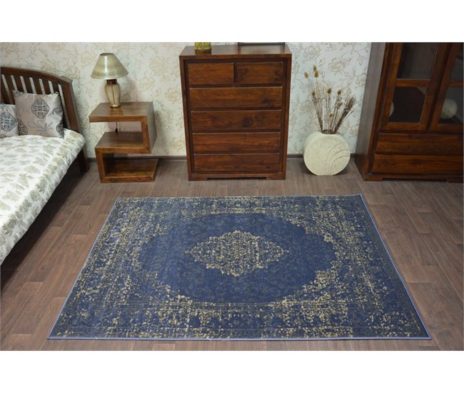 Alfombra DROP JASMINE 455 160x220 Azul Marino